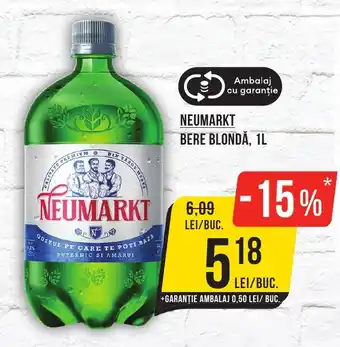 Mega Image NEUMARKT BERE BLONDĂ, 1L Ofertă