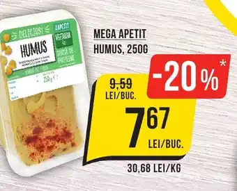 Mega Image MEGA APETIT HUMUS, 250G Ofertă