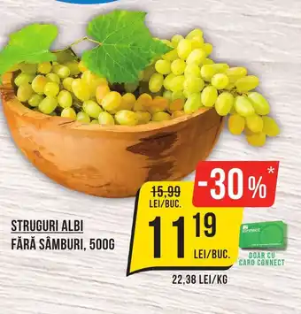 Mega Image STRUGURI ALBI FĂRĂ SÂMBURI, 500G Ofertă
