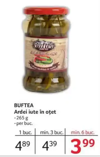 Selgros BUFTEA Ardei iute în oțet Ofertă