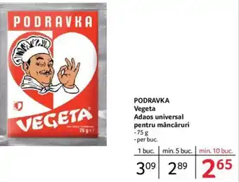 Selgros PODRAVKA Vegeta Adaos universal pentru mâncăruri Ofertă
