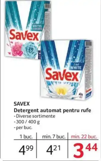 Selgros SAVEX Detergent automat pentru rufe Ofertă