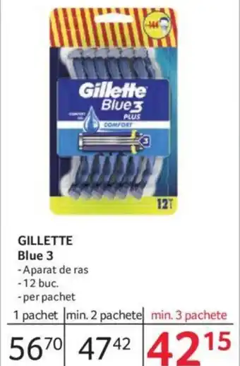 Selgros GILLETTE Blue 3 Ofertă