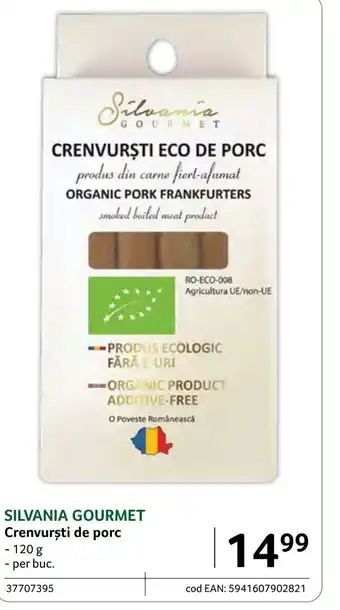 Selgros SILVANIA GOURMET Crenvurşti de porc Ofertă