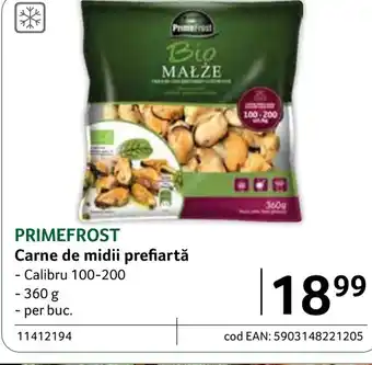 Selgros PRIMEFROST Carne de midii prefiartă Ofertă
