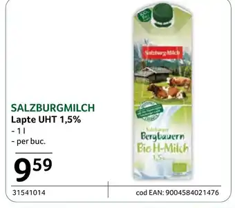 Selgros SALZBURGMILCH Lapte UHT 1,5% Ofertă