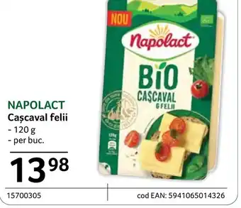 Selgros NAPOLACT Caşcaval felii Ofertă