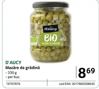 Selgros D'AUCY Mazăre de grădină Ofertă