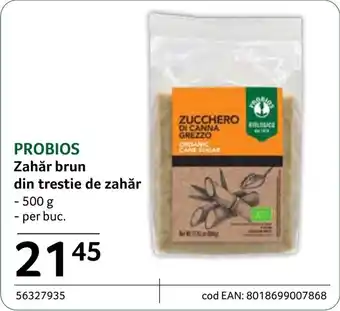 Selgros PROBIOS Zahăr brun din trestie de zahăr Ofertă