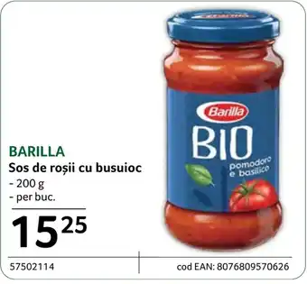 Selgros BARILLA Sos de roșii cu busuioc Ofertă