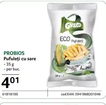 Selgros PROBIOS Pufuleţi cu sare Ofertă