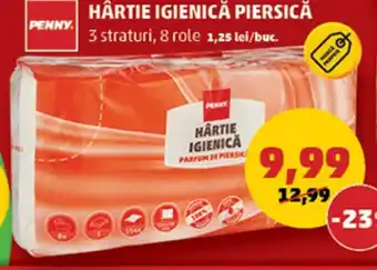 Penny HÂRTIE IGIENICĂ PIERSICĂ Ofertă