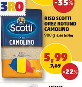 Penny RISO SCOTTI OREZ ROTUND CAMOLINO 900 g Ofertă