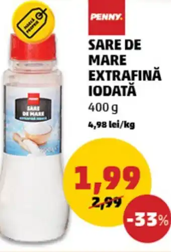 Penny SARE DE MARE EXTRAFINĂ IODATĂ 400 g Ofertă
