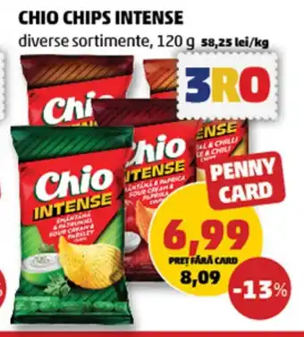 Penny CHIO CHIPS INTENSE Ofertă