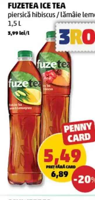 Penny FUZETEA ICE TEA Ofertă