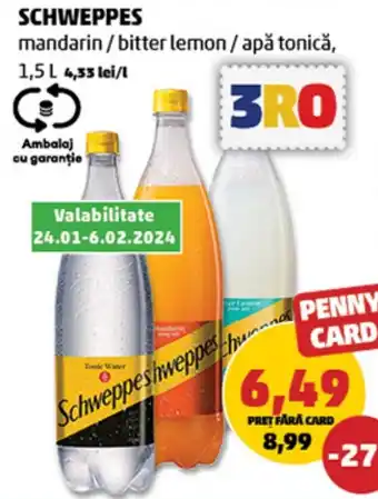 Penny SCHWEPPES Ofertă