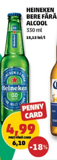 Penny HEINEKEN BERE FĂRĂ ALCOOL Ofertă