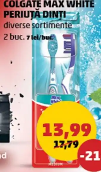 Penny COLGATE MAX WHITE PERIUTĂ DINTI Ofertă