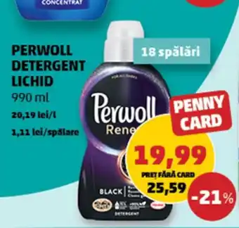 Penny PERWOLL DETERGENT LICHID Ofertă