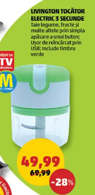 Penny LIVINGTON TOCĂTOR ELECTRIC 3 SECUNDE Ofertă