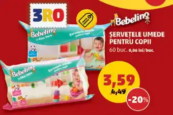 Penny ȘERVEȚELE UMEDE PENTRU COPII Ofertă