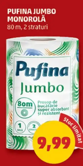 Penny PUFINA JUMBO MONOROLĂ Ofertă