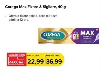 Dr.Max Corega Max Fixare & Sigilare, 40 g Ofertă