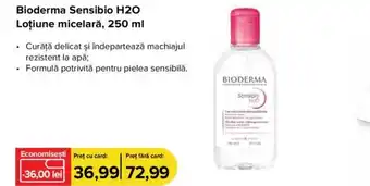 Bioderma Sensibio H2O Loțiune micelară, 250 ml