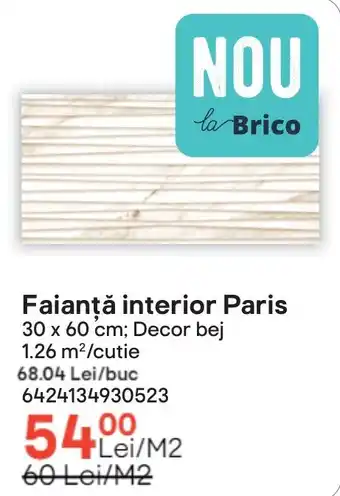 Faianță interior Paris