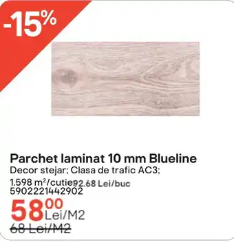 Brico Depôt Parchet laminat 10 mm Blueline Ofertă
