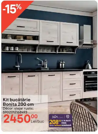 Brico Depôt Kit bucătărie Bonita 200 cm Ofertă
