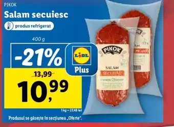 Lidl PIKOK Salam secuiesc Ofertă