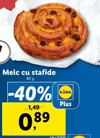 Lidl Melc cu stafide Ofertă