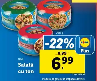 Lidl NIXE Salată cu ton Ofertă