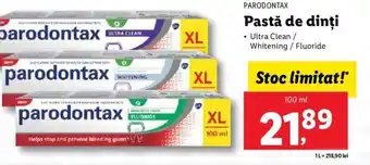 Lidl PARODONTAX Pastă de dinţi Ofertă
