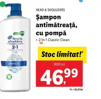 Lidl HEAD & SHOULDERS Şampon antimătreaţă, cu pompă Ofertă