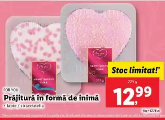 Lidl FOR YOU Prăjitură în formă de inimă Ofertă