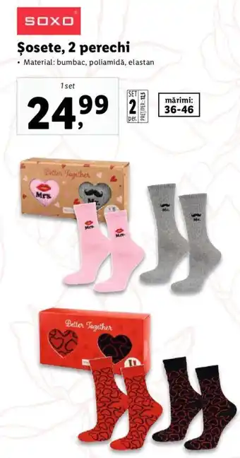 Lidl Șosete, 2 perechi Ofertă