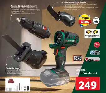 Lidl PARKSIDE Unealtă multifuncțională Ofertă
