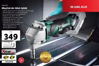 Lidl PARKSIDEⓇ Maşină de tăiat tablă Ofertă