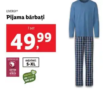 Lidl LIVERGY® Pijama bărbați Ofertă
