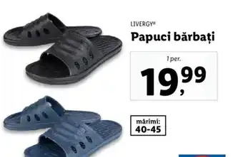 Lidl LIVERGY® Papuci bărbați Ofertă
