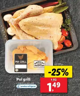 Lidl Pui grill Ofertă
