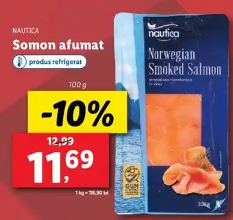 Lidl NAUTICA Somon afumat Ofertă