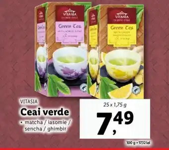 Lidl VITASIA Ceai verde Ofertă