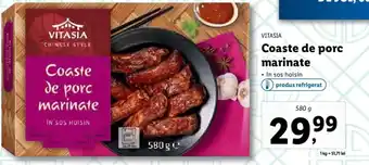 Lidl VITASIA Coaste de porc marinate Ofertă