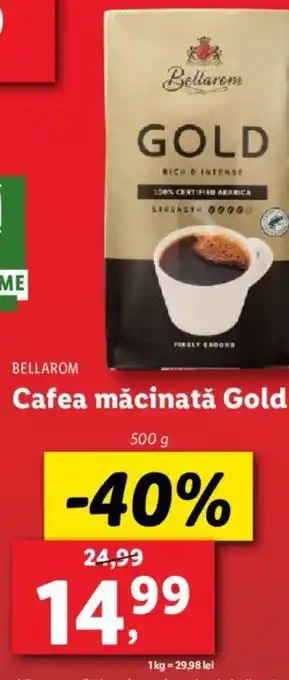 Lidl BELLAROM Cafea măcinată Gold Ofertă