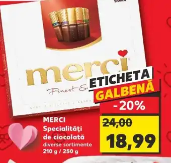 Kaufland MERCI Specialităţi de ciocolată Ofertă