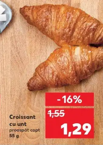 Kaufland Croissant cu unt Ofertă
